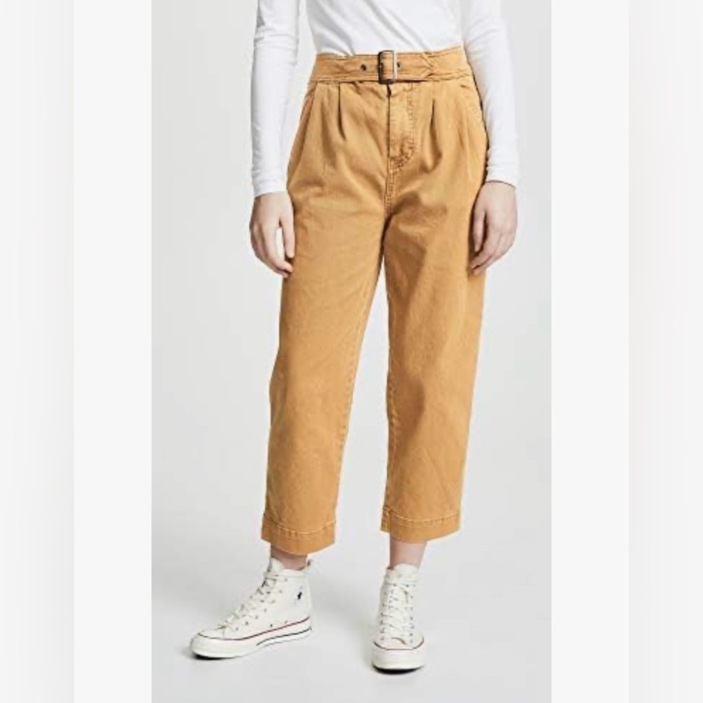 Free People Seamed Like the Real Thing Pants in Sand